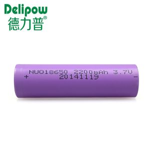 Environmentally Friendly Rechargeable Battery Lithium , 3.7v 2200mah 18650
