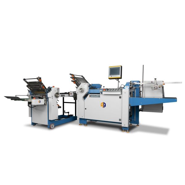 Large Size Cross Fold Paper Folding Machine With CE Approval Leaflet Paper