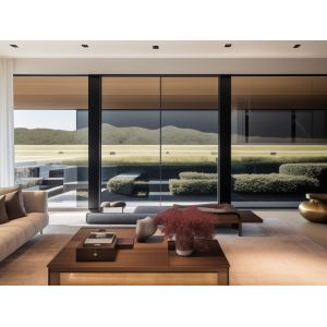 Buildings Sliding Aluminium Glass Windows Windload Resistance Class B