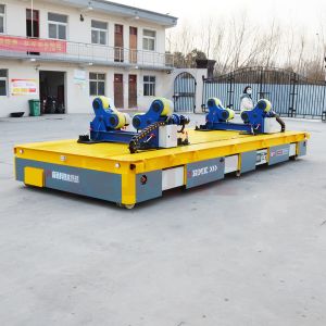 12 Tons Warehouse Material Self Moved Roller Bracket Transfer Carts