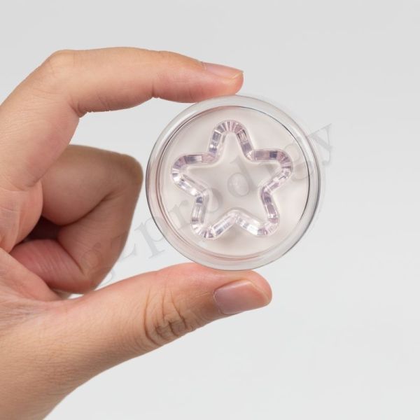 Prodigy PVC Star Round 45*15mm Door Knob Muffle Pad Plastic Door Wedge