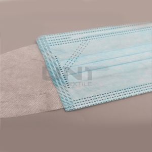 High production capacity three layers white disposable protective face mask with