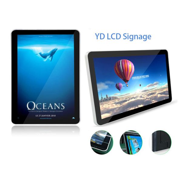 Buy Multi Touch LCD Digital Signage , Wall Mount LCD AD Player 15.6" Ipad Design at wholesale prices
