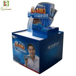 Supermarket Commodity Floor Rack Standee Cardboard Pallet Display Stand