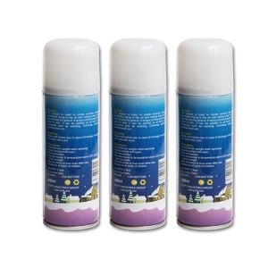 Halloween Wedding Snow Aerosol Spray , Birthday Snow Spray For Glass Decoration