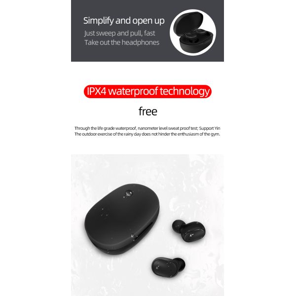 BT5.2 Earhook Style True Wireless Stereo Earphone Sports For Phone