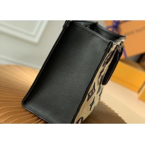 Raffia Waven Custom Embroidered Tote Bags 35cm Medium Tote Purse