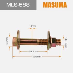 11*4*4cm ZINC Finish MLS-588 MASUMA Auto Chassis Bolt Nut for SUZUKI ESCUDO