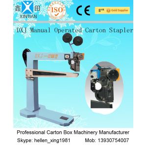 High Precision Semi-Auto Carton Stapler / Carton Box Stapling Machine