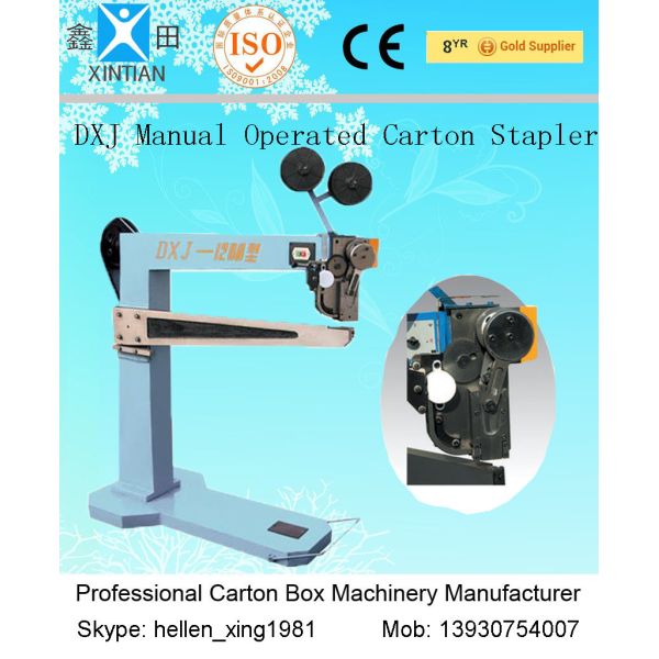 Buy High Speed Semi-Auto Carton Stapler , Stapler Corrugated Carton Machinery at wholesale prices