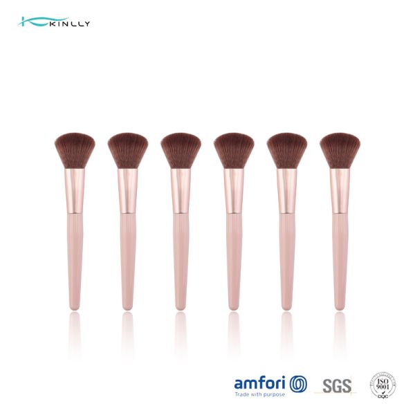 Custom Logo Individual Makeup Brushes Synthetic Hair Foundation Single Makeup