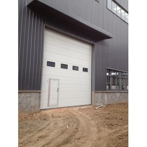Iso9001 Warehouse Sectional Overhead Door Vertical Lift Commercial Industrial