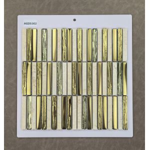 Acid-Resistant And Antibacterial Yellow 282x294mm Natural Stone Mosaics For