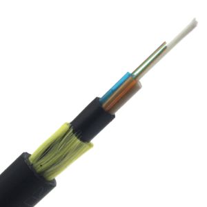 FRP Central Strength Member ADSS Fiber Optic Cable with G655 Optic Fibre and 48