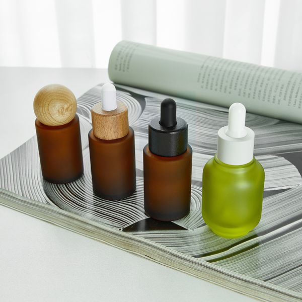 Screen Printing Glass Dropper Bottles Customized Box Great for Essential Oils Serums Aromatherapy and Skincare Packaging