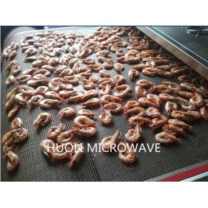 Sea Food Microwave Drying Machine And Sterilization Equipment For Shrimps / Fish