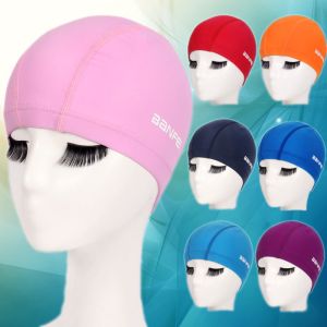 China Bathing caps for adults, sports, ultra-thin, sports, sports, swimming pool, free size on sale