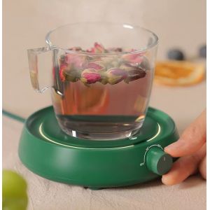 Mute Electric Coffee Mug Warmer with 3 temperature Indicator