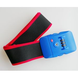 164.1g TSA Luggage Strap Lock PC Material 3 Dials Surface With Tin Point