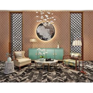 Room Decor Interior Wallpaper 0.53*10M , Crushed Velvet Wallpaper
