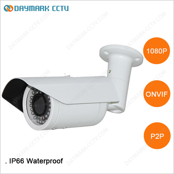 Buy Infrared H.264 HD Bullet IP Camera IP66 Weatherproof ICR at wholesale prices
