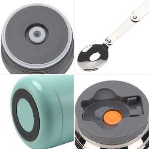 430ml/620ml Vacuum Stainless Steel Containers Children School Food Warmer