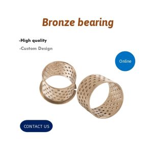CuSn8, Cylindrical Wrapped Bronze Bearings