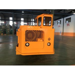 15 Ton Dump Truck Trailer With Wheels , Orange Mining Dump Truck