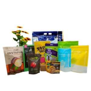 VMPET Matt Finished Undergarment Bag For Travel Ziplockk Stand Up Pouch With