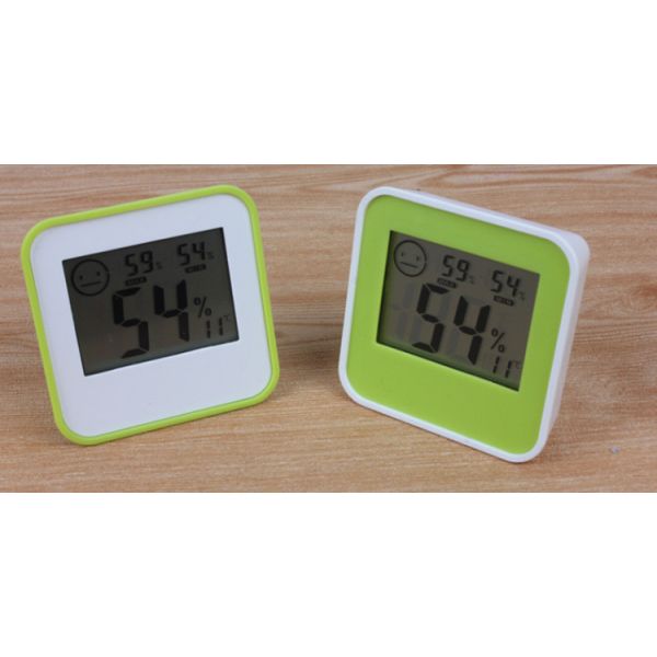 Mini Digital LCD Home Thermometer Hygrometer Indoor Humidity Temperature Meter Centigrade/Fahrenheit With Level Icon