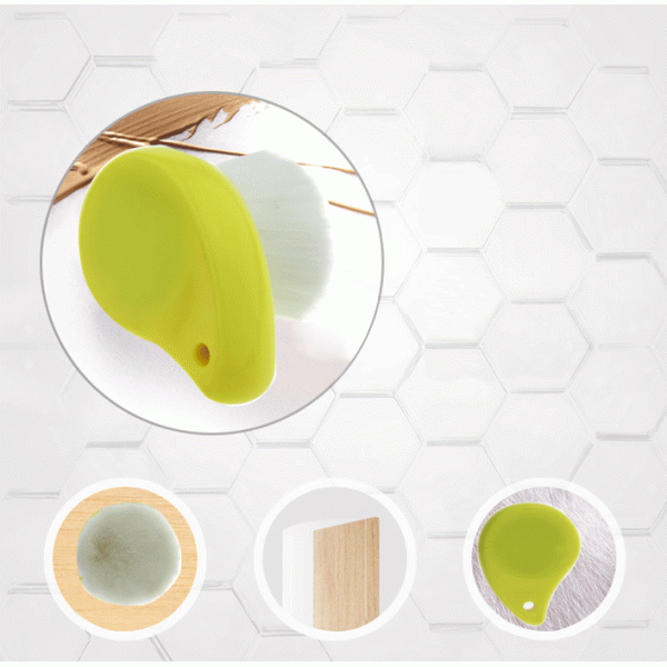 Natural Soft Yellow Facial Cleansing Brush No Irritate To Skin