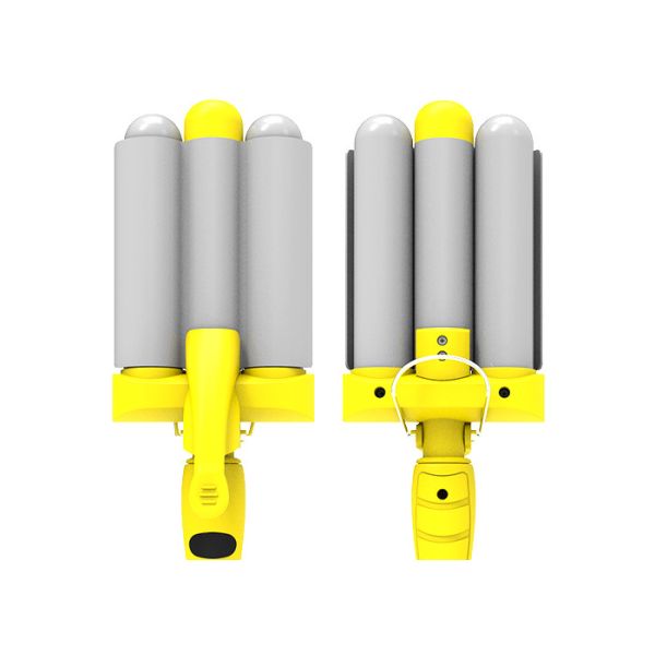 Buy 32mm Three Barrel Hair Waver , Tourmaline Ceramic Barrel Curling Iron at wholesale prices