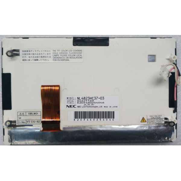 Buy 450CD/M2 LCM 480×234  7 INCH CCFL Analog NEC TFT Display NL4823HC37-03 at wholesale prices