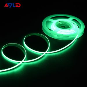 3MM Ultra Thin LED Light Strip COB Dotless High Density Cutting Soldering Under