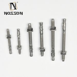 Metric Passivation Finish Stainless Steel Through Bolt Expansion Anchor for