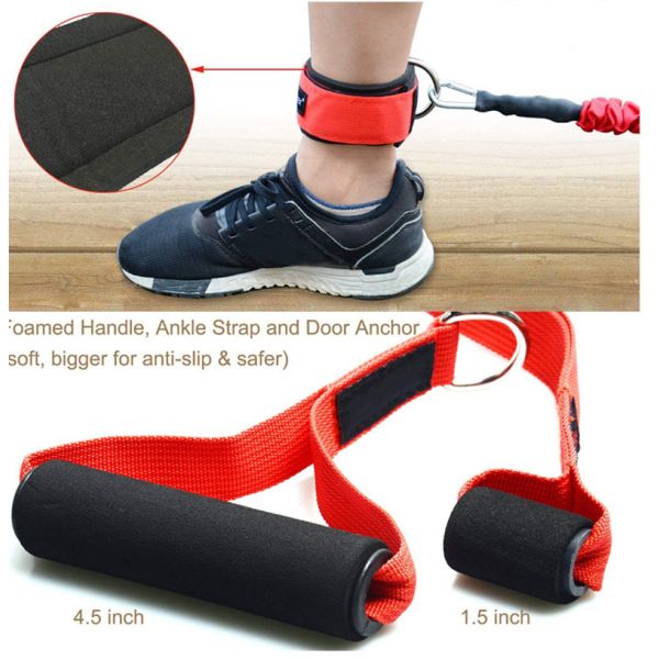 1200mm 100lbs Stretching Rubber Band For Strength Training