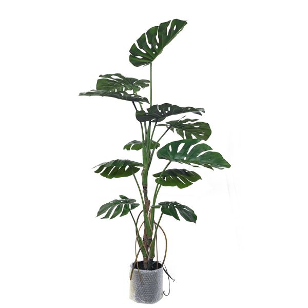 Monstera Artificial Green Plant Hall Living Room Bonsai Landscape wind