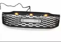 Titanium Hilux Vigo Front Grill With LED Lights