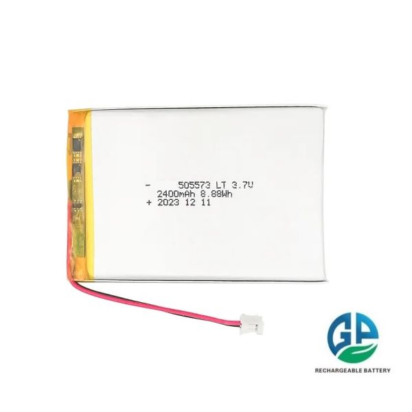 Lithium Polymer Battery Pack 8.8wh 3.7V 2400mAh 505573 Low Temperature For