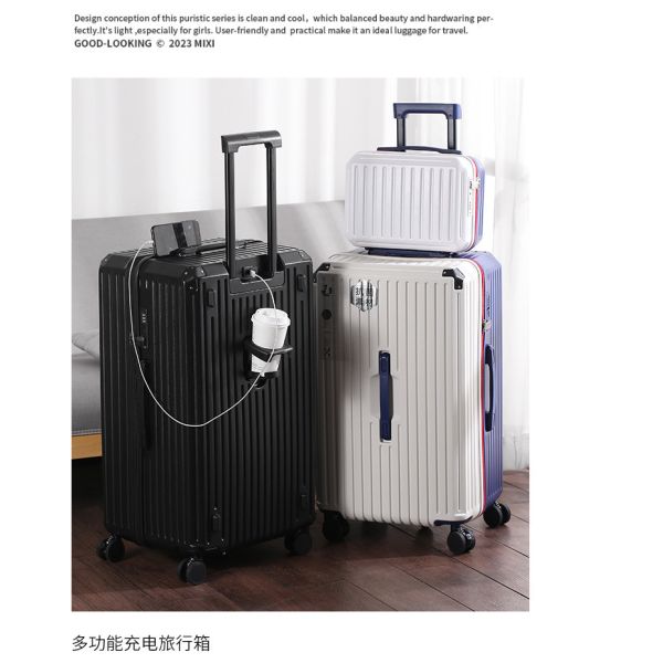 FASHION BUTLER 1pc 20 inch Spinner Wheels Luggage-Durable PC Shell .TSA Lock-Hand wash/Dry Clean.Portable and practical Multi-functional with multiple