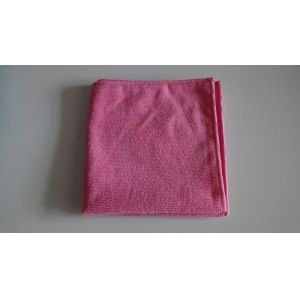 80%Polyester 20%Polyamide Light Blue Microfiber Cleaning Towel
