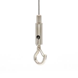 Customize Hanging Aircraft Adjustable Steel Cable Gripper With Snap Hook