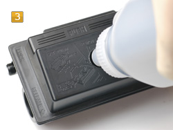 Kyocera TK-130, FS-1300 filling in toner