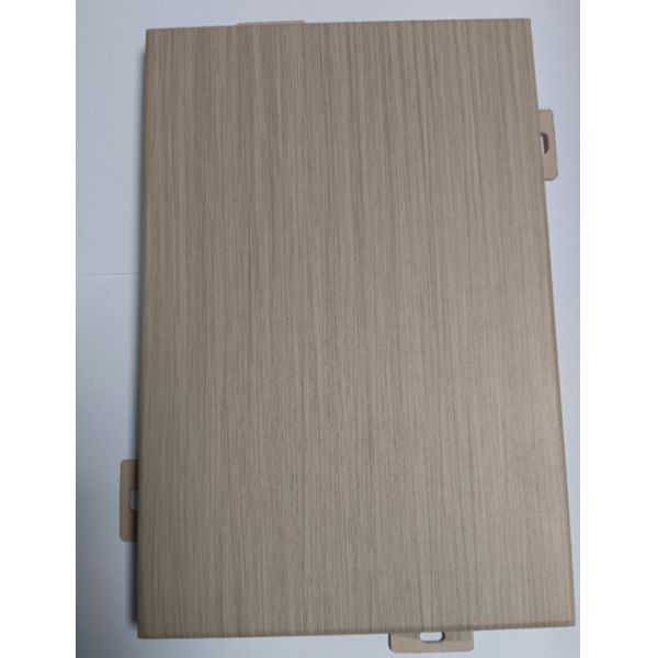 Buy Wood Grain Aluminium Veneer Lightweight Durable Environmentally Friendly Building Material at wholesale prices