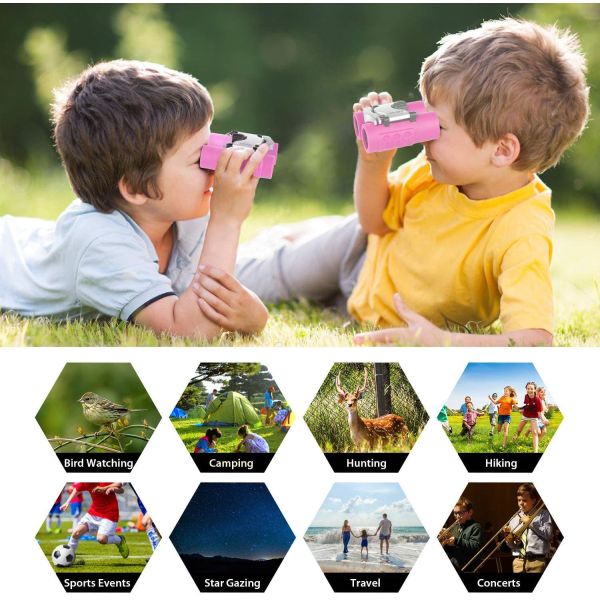 8X22 Small Compact Roof Lightweight Binocular For Explore