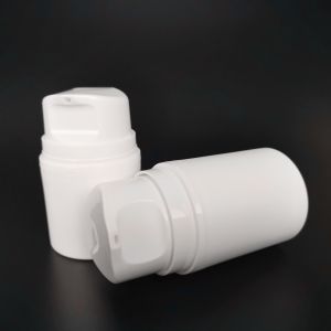 Personal Care White Plastic Lotion Airless Pump Bottle