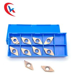 Thread Cutter TKFT12RB6000 Turning Tungsten Carbide Inserts Bronze Coating HRA