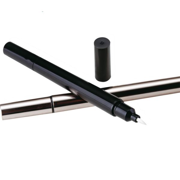 Sliver Metal Eyeliner Pencil Packaging Aluminum Shell For Womens Make Up