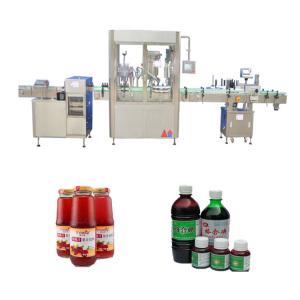 Touch Screen Automatic Liquid Filling Machine 50ml - 1000ml Filling Volume Available