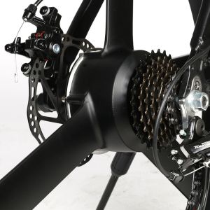 25KM/H Fat Tire Electric Folding Bike With 7Speed Derailleur